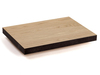 OAKCC-VN-BLK - Oak Veneered Black Fibracolour MDF, Crown Cut