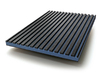 MDF-SL-BLKBLU -  Finsa Twincolour Black-Blue-Black MDF – Slatted