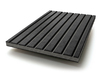 MDF-VG-BLKLGR - Finsa Twincolour Black-Grey-Black MDF – V-grooved