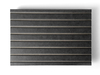 MDF-VG-BLKLGR - Finsa Twincolour Black-Grey-Black MDF – V-grooved