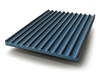 MDF-FL-BLKBLU - Finsa Twincolour Black-Blue-Black MDF – Fluted