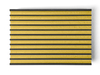 MDF-FL-BLKYLW -  Finsa Twincolour Black-Yellow-Black MDF – Fluted