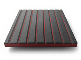MDF-VG-BLKRED -  Finsa Twincolour Black-Red-Black MDF – V-grooved