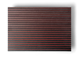 MDF-RB-BLKRED - Finsa Twincolour Black-Red-Black MDF – Ribbed