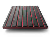 MDF-CH-BLKRED - Finsa Twincolour Black-Red-Black MDF – Chamfered