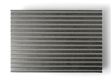 MDF-SL-BLKLGR - Finsa Twincolour Black-Light Grey-Black MDF – Slatted