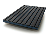 MDF-VG-BLKBLU - Finsa Twincolour Black-Blue-Black MDF – V-grooved