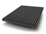 MDF-RB-BLKANT - Finsa Twincolour Black-Anthracite-Black MDF – Ribbed