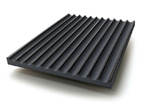 MDF-FL-BLKANT - Finsa Twincolour Black-Anthracite-Black MDF – Fluted