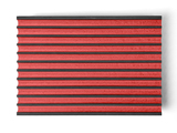MDF-FL-BLKRED - Finsa Twincolour Black-Red-Black MDF – Fluted