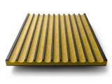 MDF-FL-BLKYLW -  Finsa Twincolour Black-Yellow-Black MDF – Fluted